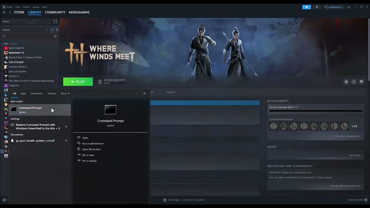 Where Winds Meet lagging and stuttering on PC Steam
