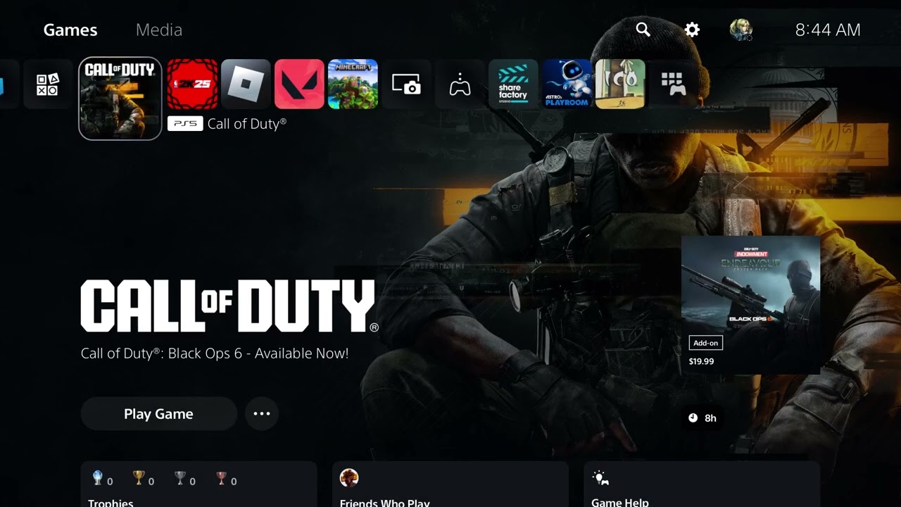 Black Ops 6 black screen troubleshooting on PS5