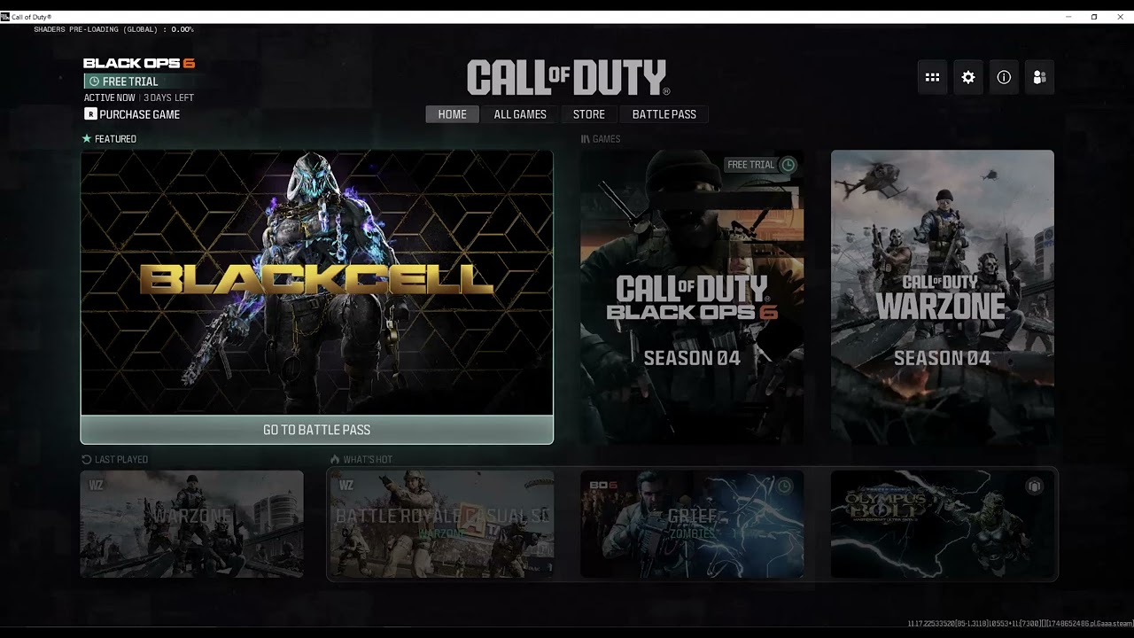 Black Ops 6 Error Cause 10 and Code 2030 ranked error screen