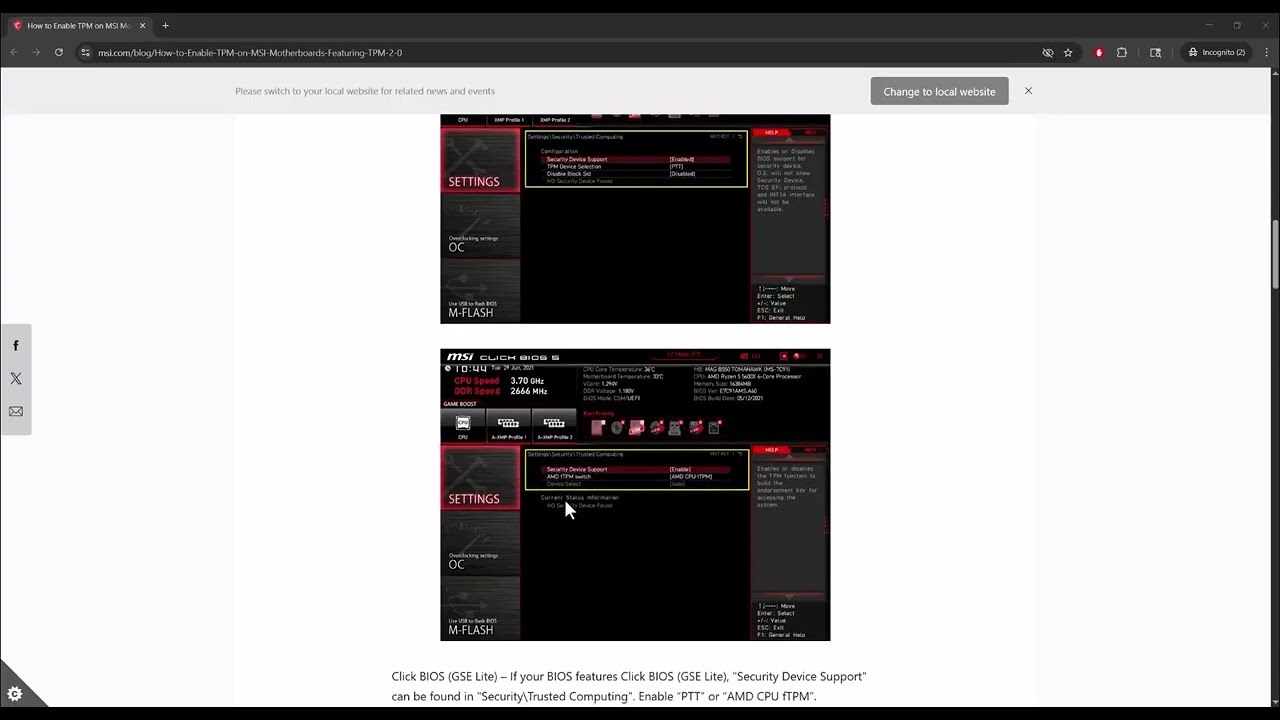 Black Ops 7 TPM 2.0 requirement troubleshooting