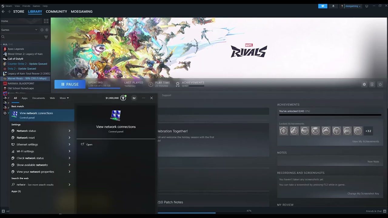Marvel Rivals Error 211 message on PC troubleshooting guide