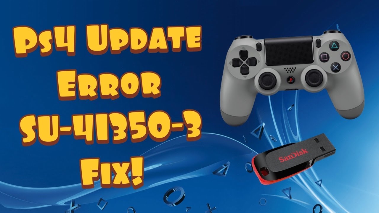 Moe Gaming PS4 SU-41350-3 update error video thumbnail