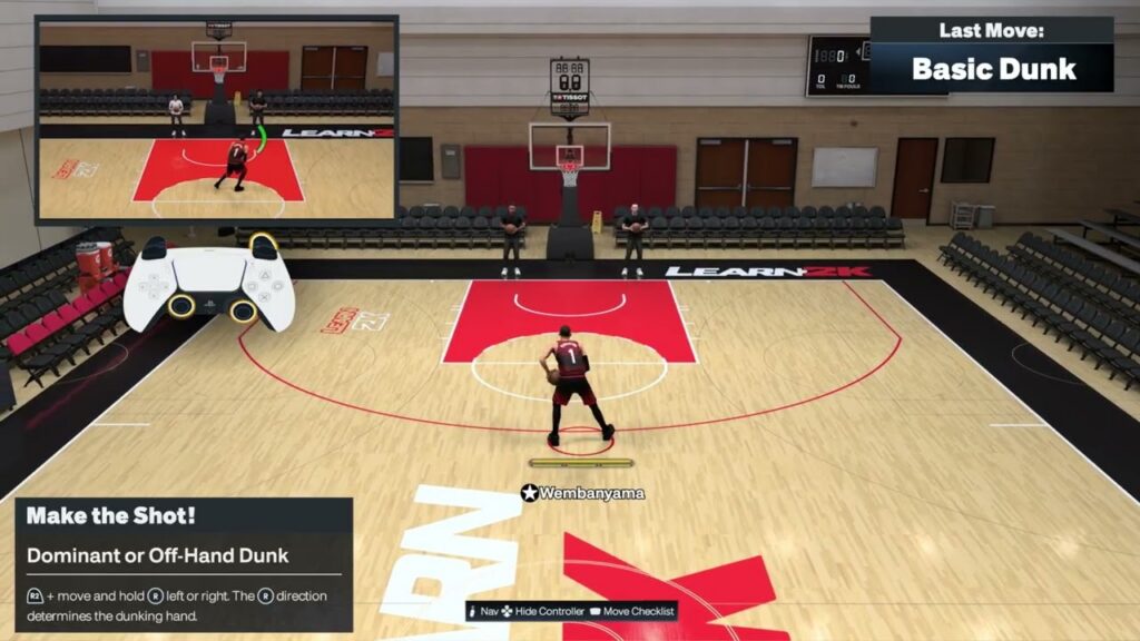 NBA 2K27 Dunk Controls on PS5: Two-Hand Dunks and Rim Hangs