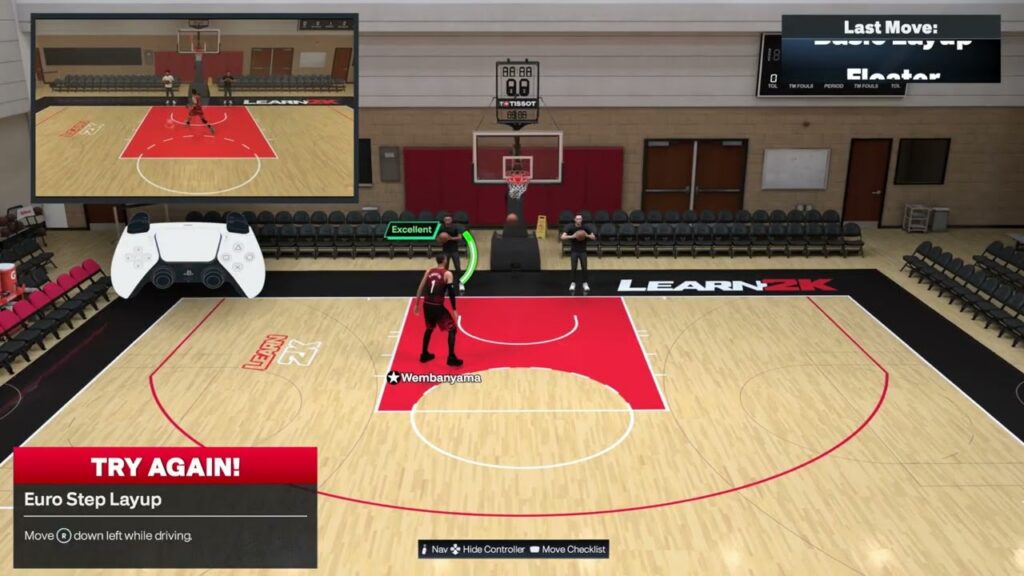 NBA 2K27 Layup & Gather Controls on PS5