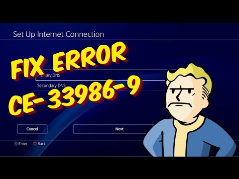 PS4 error CE-33986-9 internet connection troubleshooting thumbnail