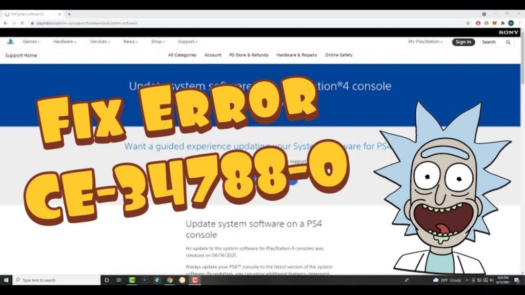 How to Fix PS4 Error CE-34788-0: Update File Cannot Be Used