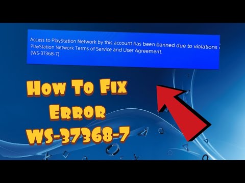 PS4 error WS-37368-7 chargeback suspension
