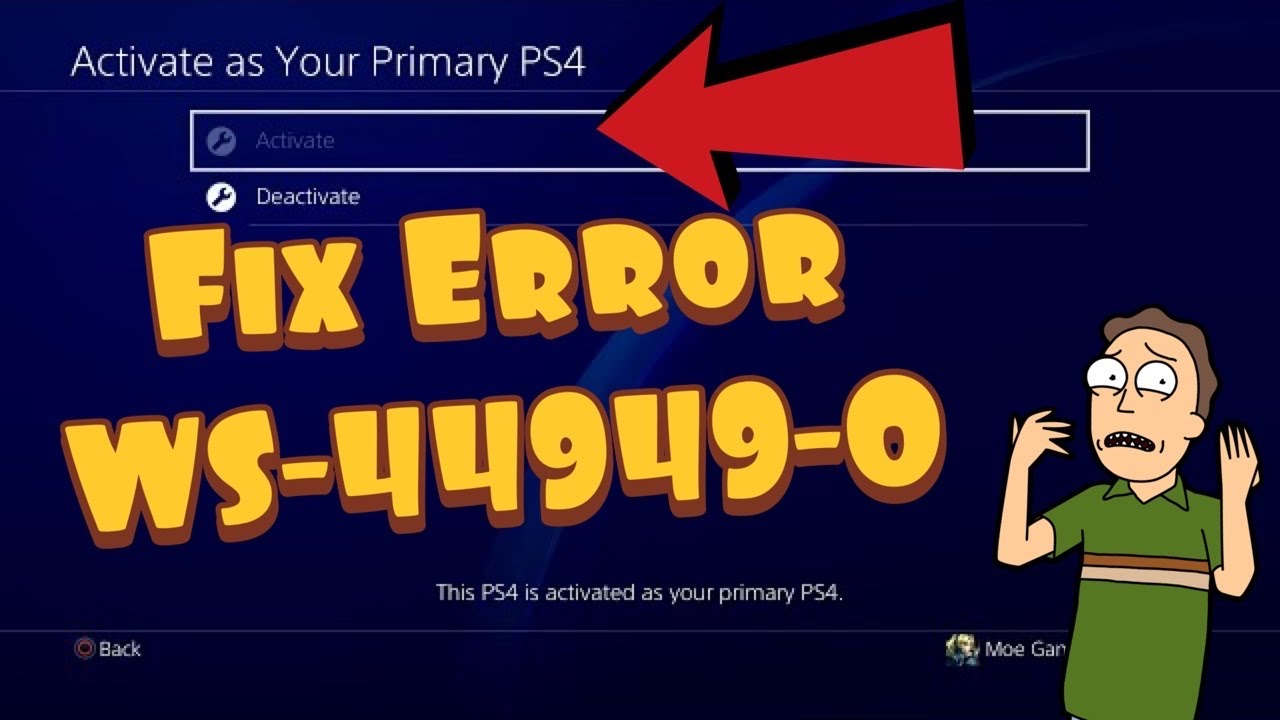 PS4 error WS-44949-0 sign-in restriction troubleshooting