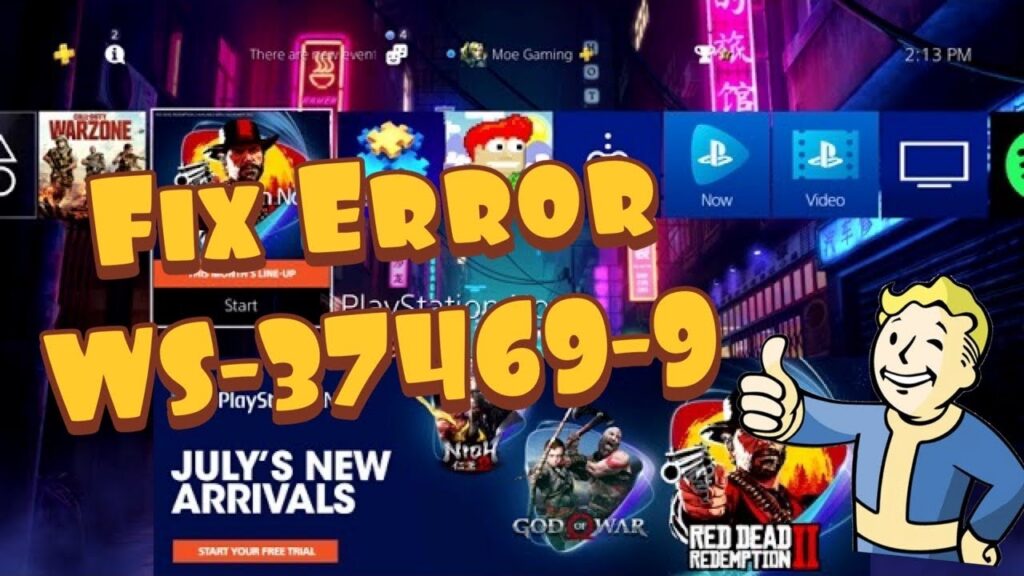 How to Fix PS4 Error WS-37469-9