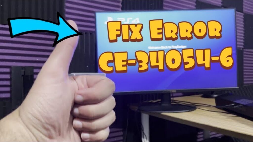 How to Fix PS4 Error CE-34054-6