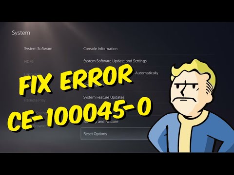 PS5 error CE-100045-0 game update troubleshooting