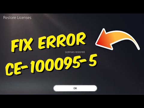 PS5 error CE-100095-5 game installation troubleshooting