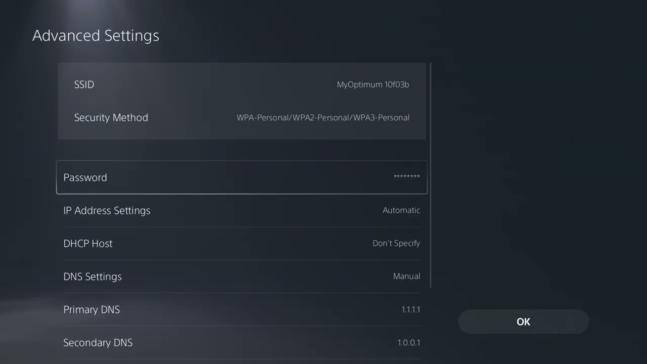 PS5 error NW-102315-2 network troubleshooting screen