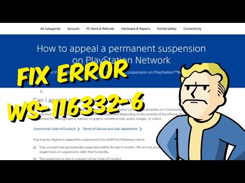 PS5 error WS-116332-6 access restriction troubleshooting thumbnail