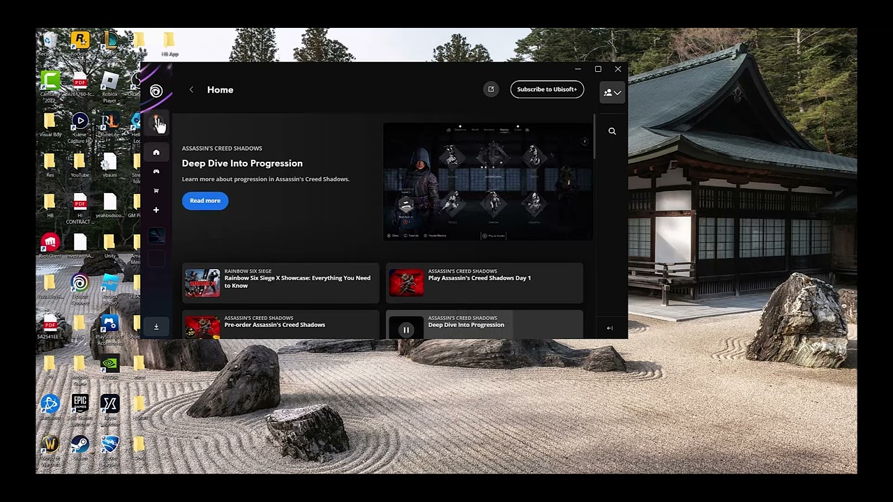Ubisoft Connect in-game overlay setting on Windows