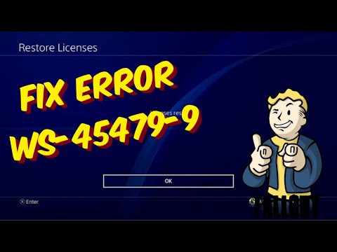 PS4 voucher history and error WS-45479-9