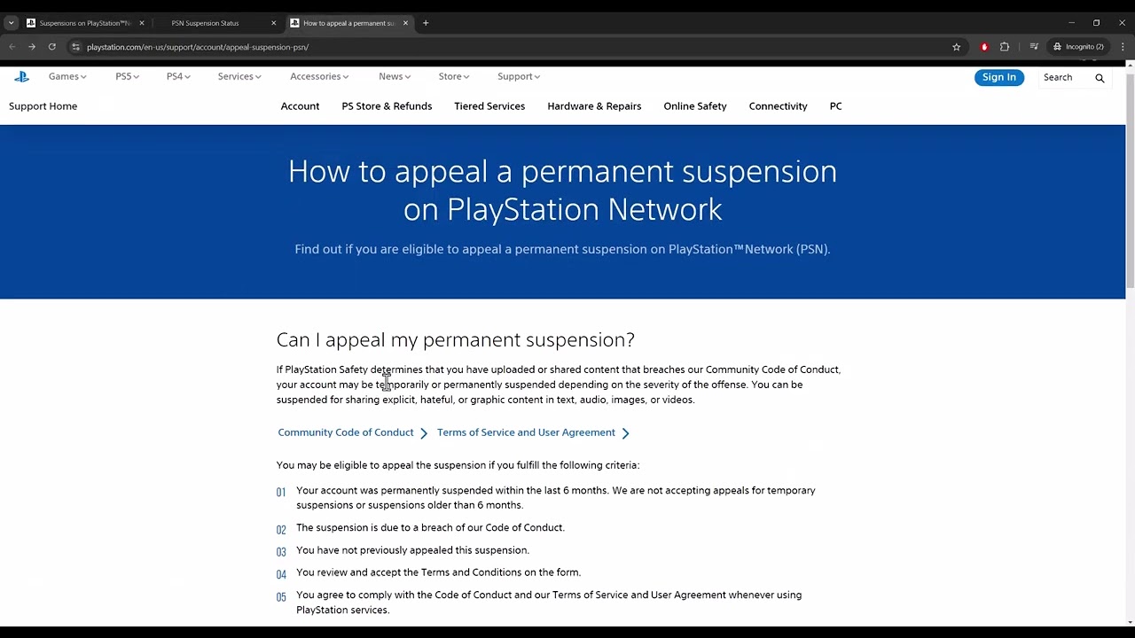 PS5 error WS-116331-5 temporary PlayStation Network suspension