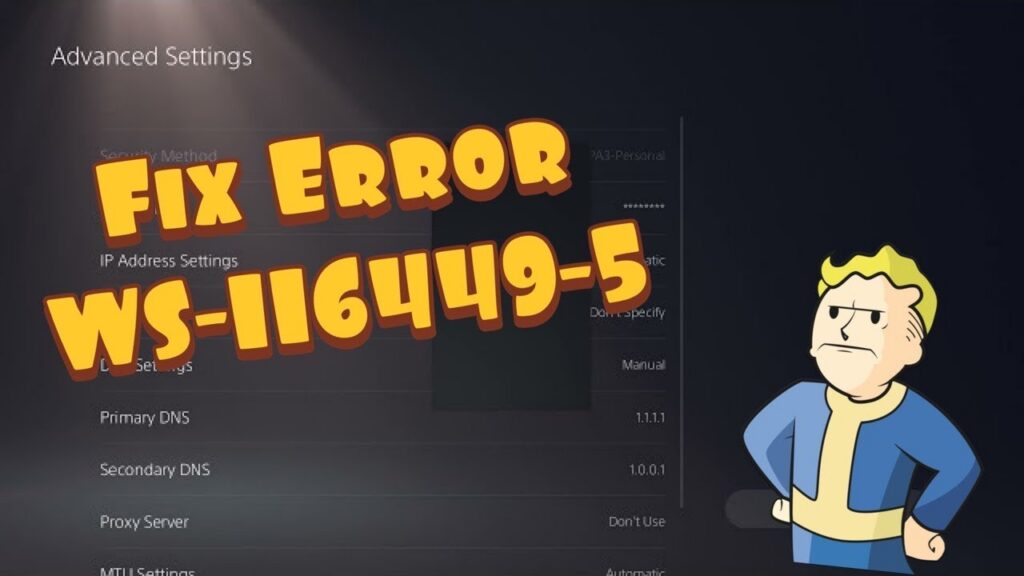 How to Fix PS5 Error WS-116449-5 (Service Under Maintenance)